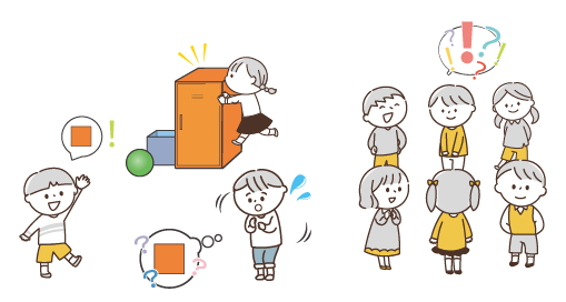 社会性を育むトレーニングの様子